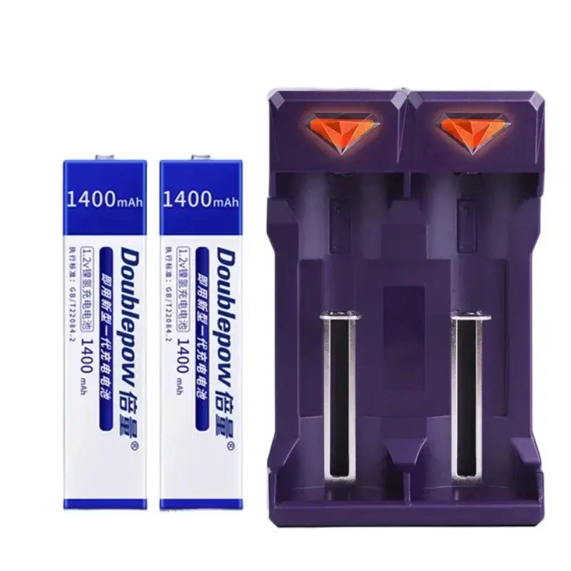 1.2V 1400mAh 7/5F6 Rechargeable Batteries Ni-MH Battery for Walkman Portable CD MD Player UK201 Charger GreatEagleInc