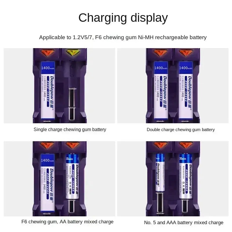 1.2V 1400mAh 7/5F6 Rechargeable Batteries Ni-MH Battery for Walkman Portable CD MD Player UK201 Charger GreatEagleInc
