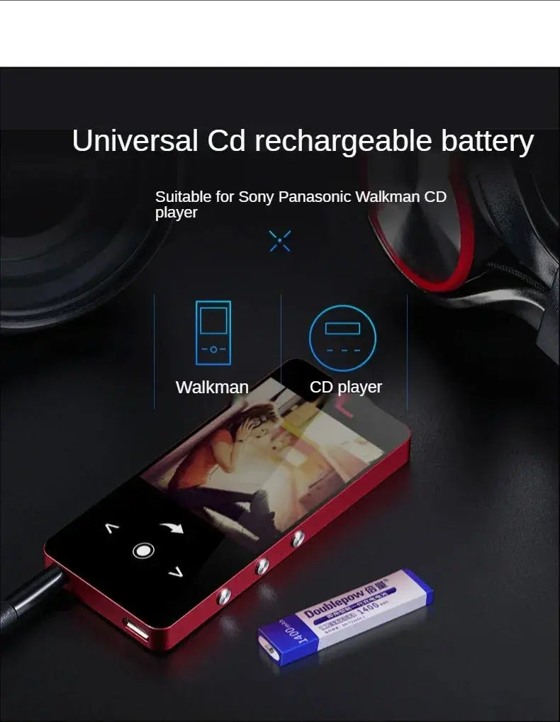 1.2V 1400mAh 7/5F6 Rechargeable Batteries Ni-MH Battery for Walkman Portable CD MD Player UK201 Charger GreatEagleInc