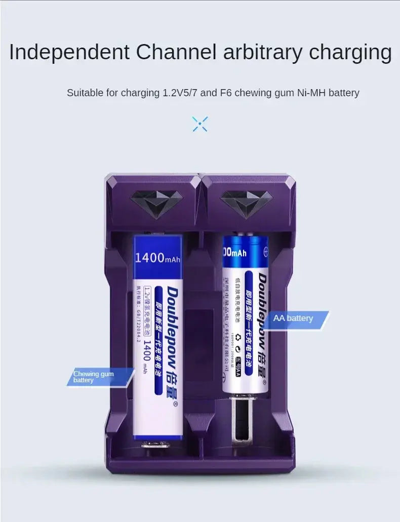 1.2V 1400mAh 7/5F6 Rechargeable Batteries Ni-MH Battery for Walkman Portable CD MD Player UK201 Charger GreatEagleInc