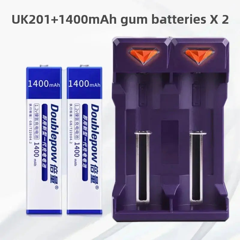 1.2V 1400mAh 7/5F6 Rechargeable Batteries Ni-MH Battery for Walkman Portable CD MD Player UK201 Charger GreatEagleInc