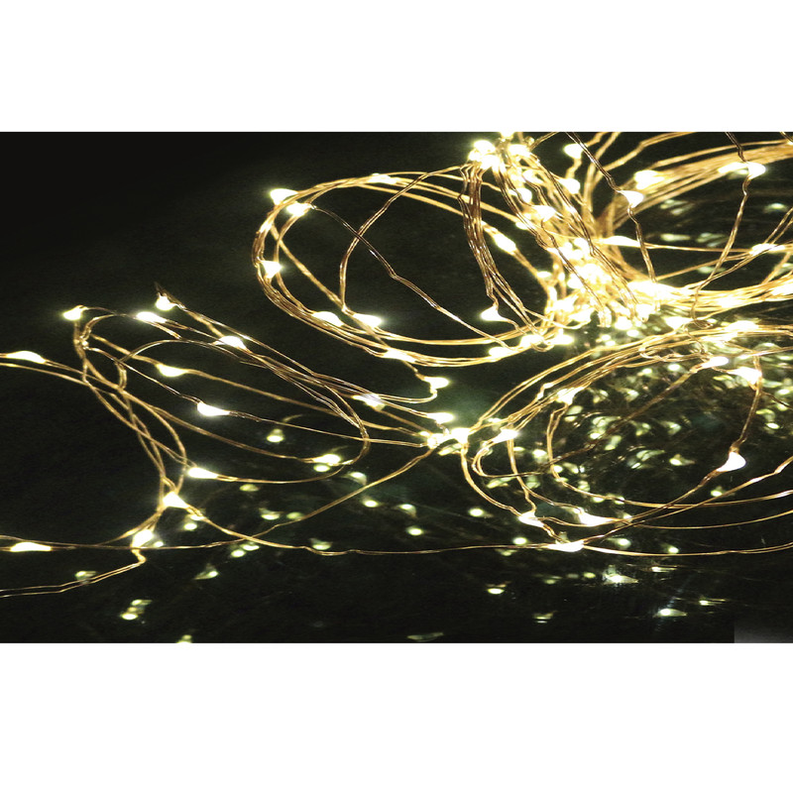 10 FT USB Powered Dim White String Lights on Copper Wire CIAO Tech