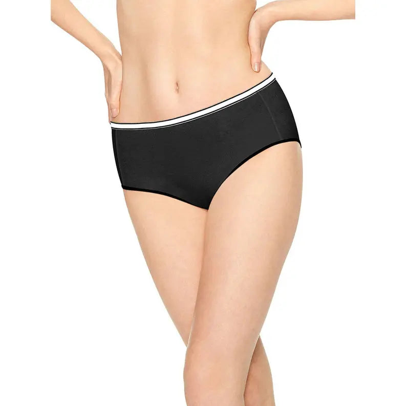 10-Pack Hanes Women's Cool Comfort Cotton Stretch Briefs Marquee Innovations