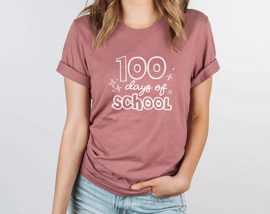 100 Days Of School Shirt | Student or Teacher Shirt Stiles Tee