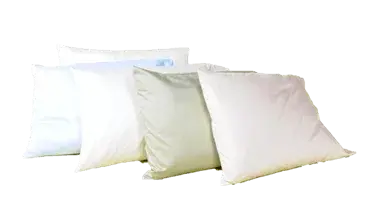100% GOTS Organic Cotton Pillow w/zip White Lotus Home