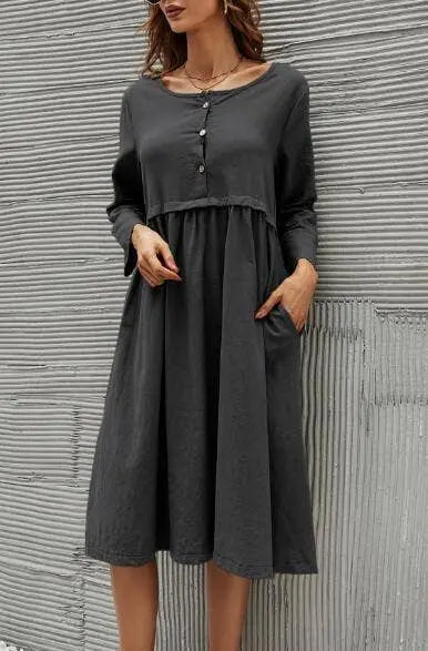 100% Linen Dress Maxi Dress Own Design Style 1 Pawsome Pet