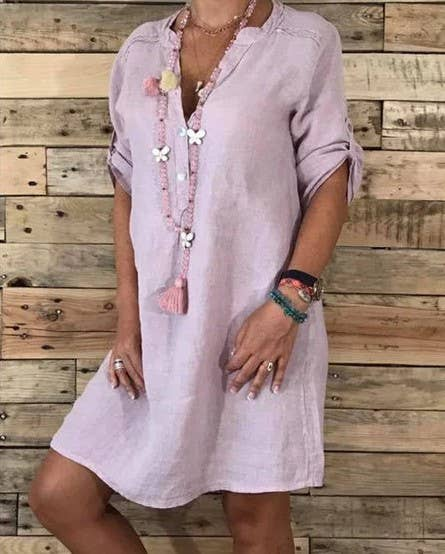 100% Linen Dress Maxi Dress Own Design Style 24 Pawsome Pet