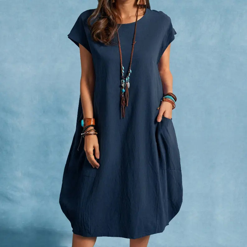 100% Linen Dress Maxi Dress Own Design Style 30 Pawsome Pet