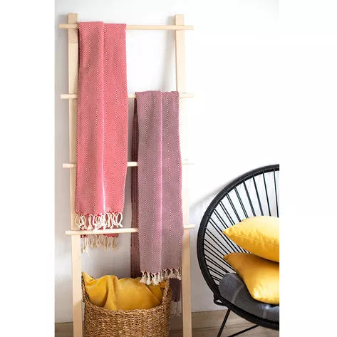 100% Turkish Cotton Handwoven Throw Blankets MIKE & Co. NEW YORK