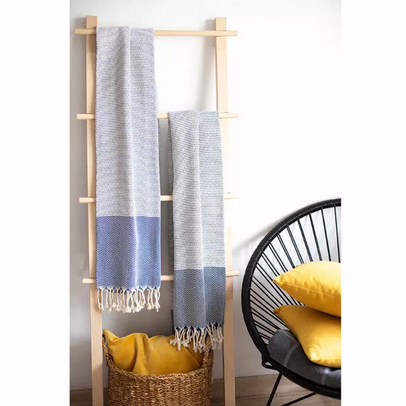 100% Turkish Cotton Handwoven Throw Blankets MIKE & Co. NEW YORK