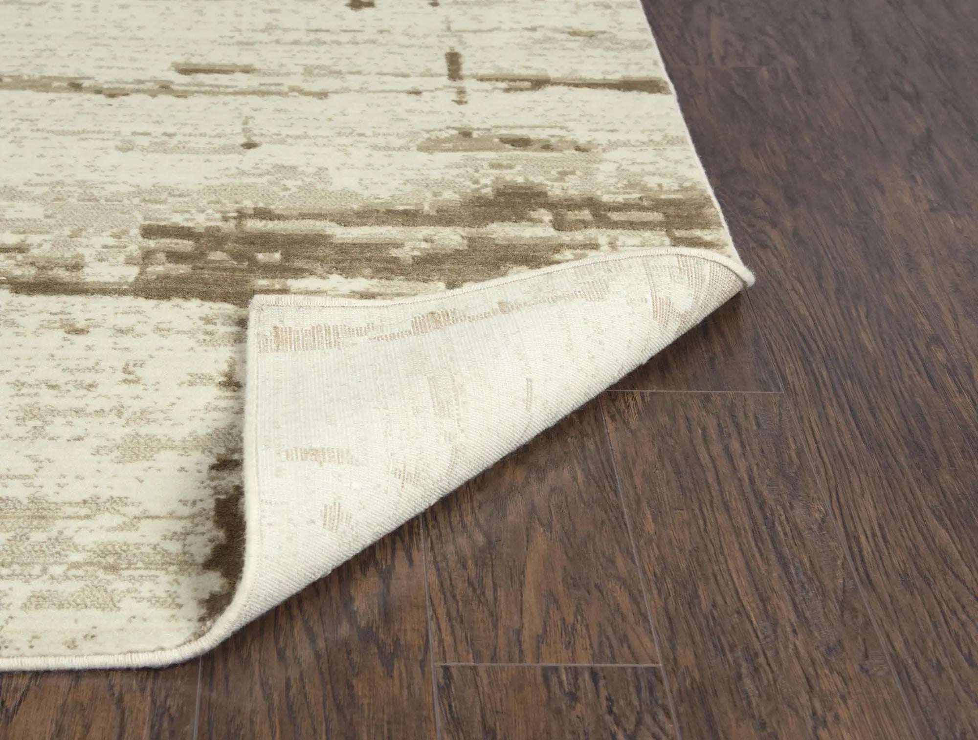 10' Beige Ivory And Tan New Zealand Lambs Wool Abstract Hand Carved Handmade Area Rug Homeroots Home Decor