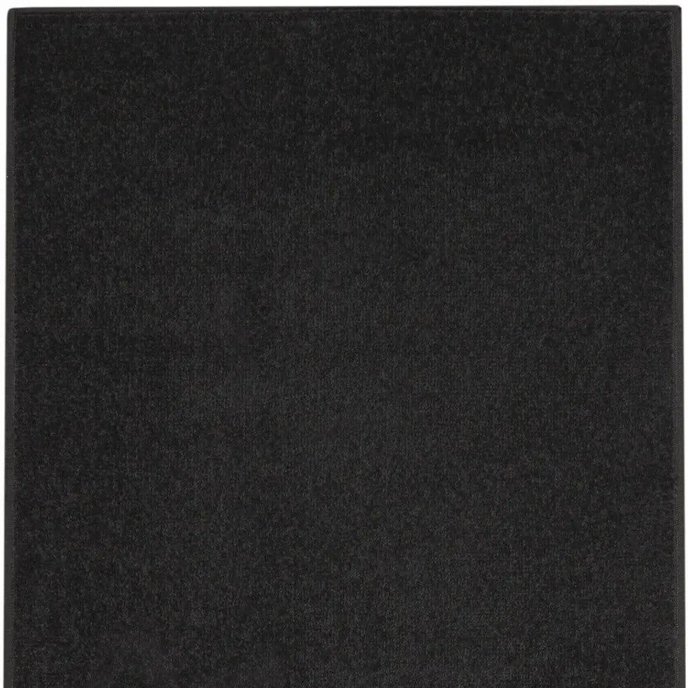 10' Black Indoor Outdoor Runner Rug - GreatEagleInc