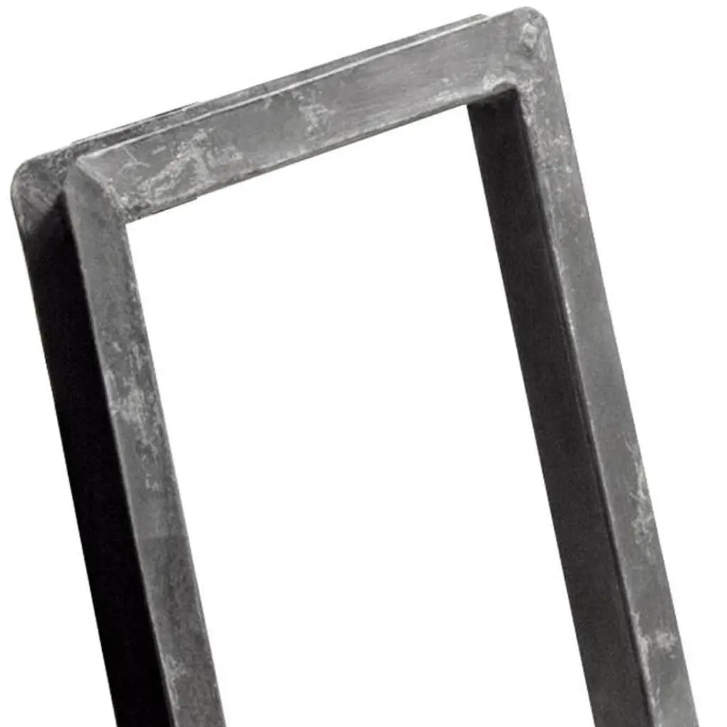 10" Black Metal One Tier Bookcase Homeroots Office