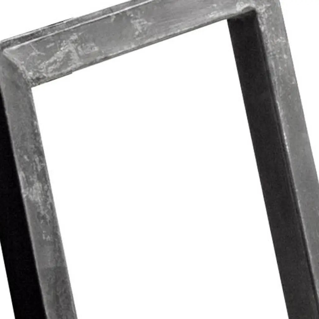 10" Black Metal One Tier Bookcase Homeroots Office