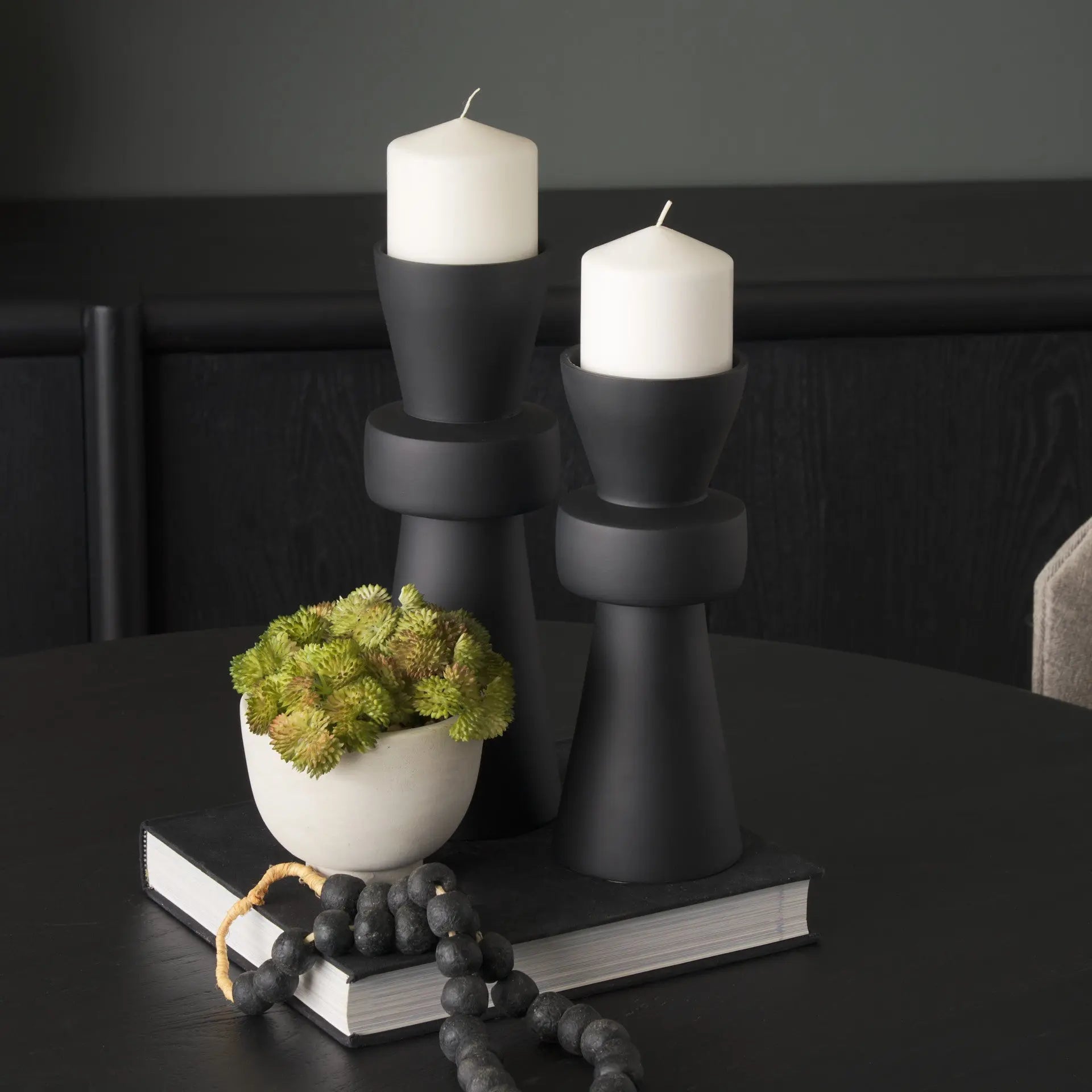 10" Black Metal Tabletop Votive Candle Holder Homeroots Home Decor