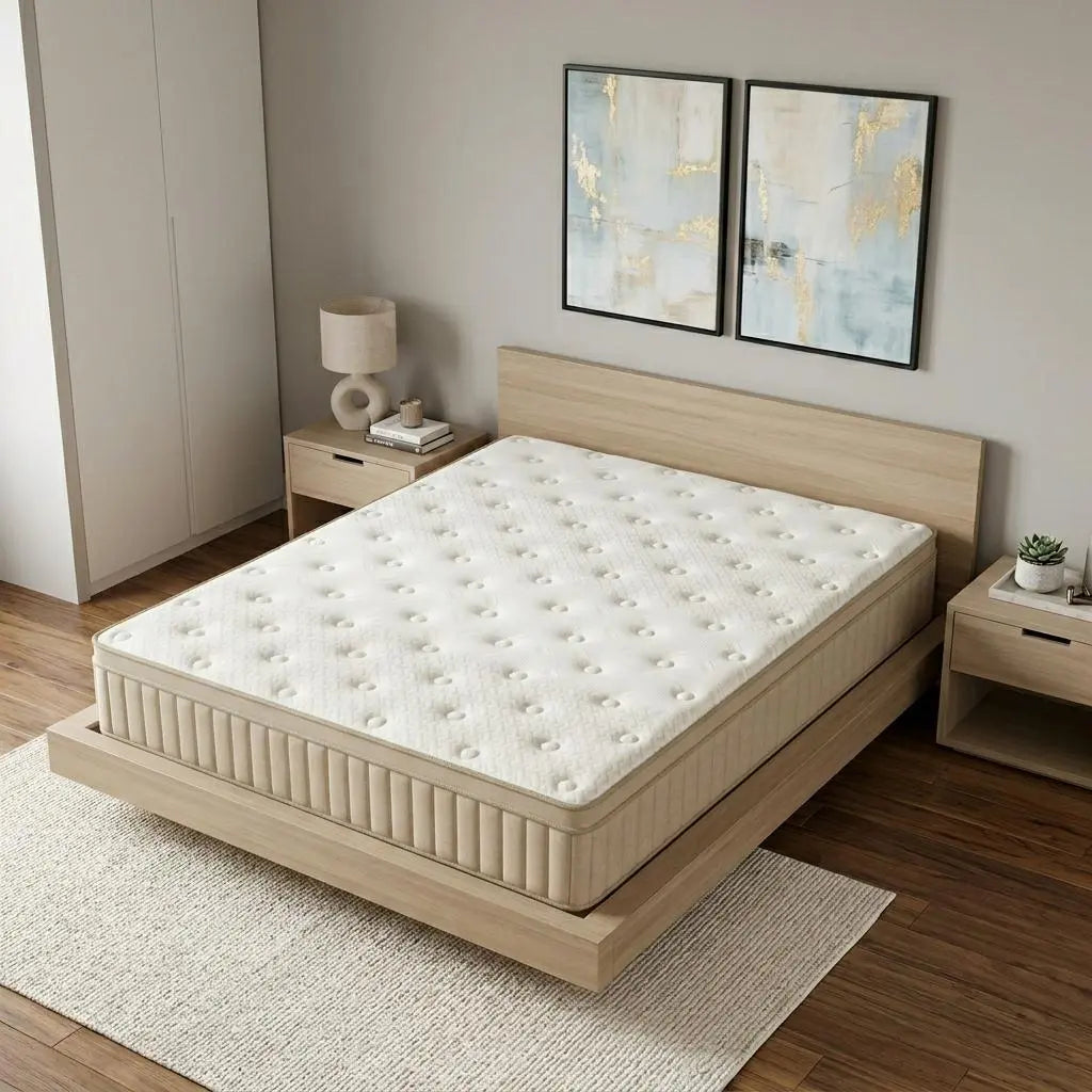 10" Full Double Gel Memory Foam Hybrid Mattress Homeroots Bed & Bath