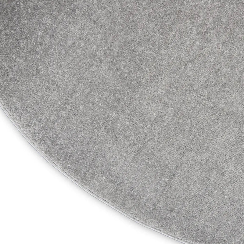 10' Gray And Silver Round Indoor Outdoor Area Rug Homeroots Outdoor