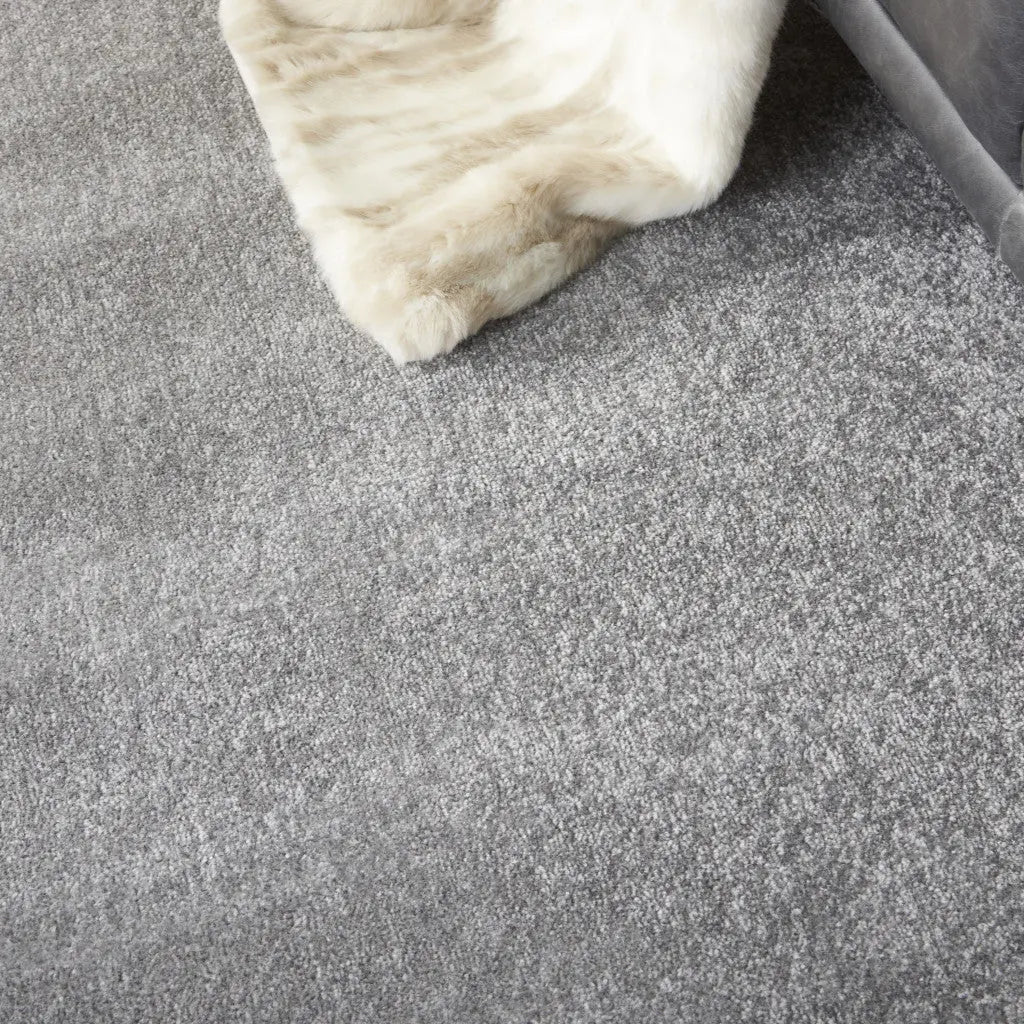 10' Gray And Silver Round Indoor Outdoor Area Rug Homeroots Outdoor