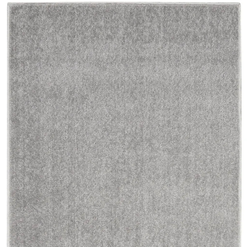 10' Gray Indoor Outdoor Runner Rug - GreatEagleInc