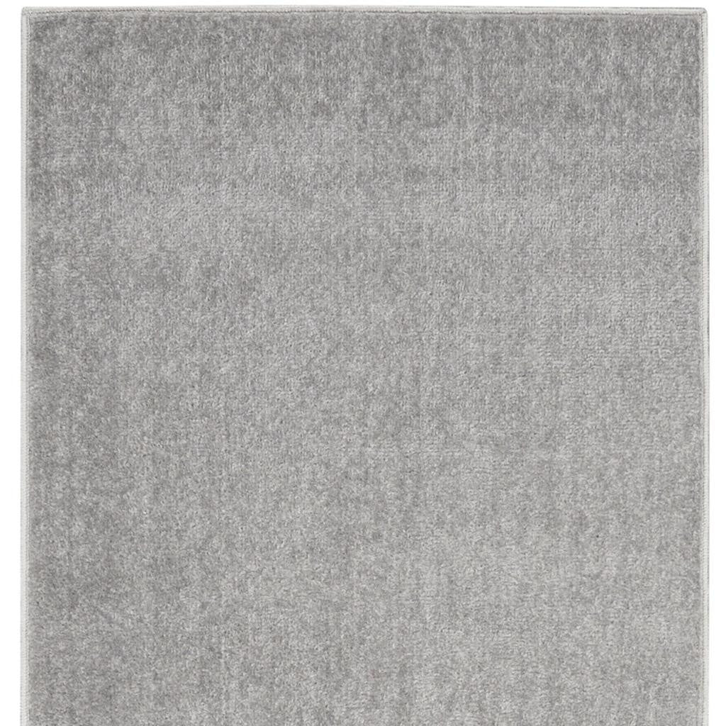 10' Gray Indoor Outdoor Runner Rug - GreatEagleInc
