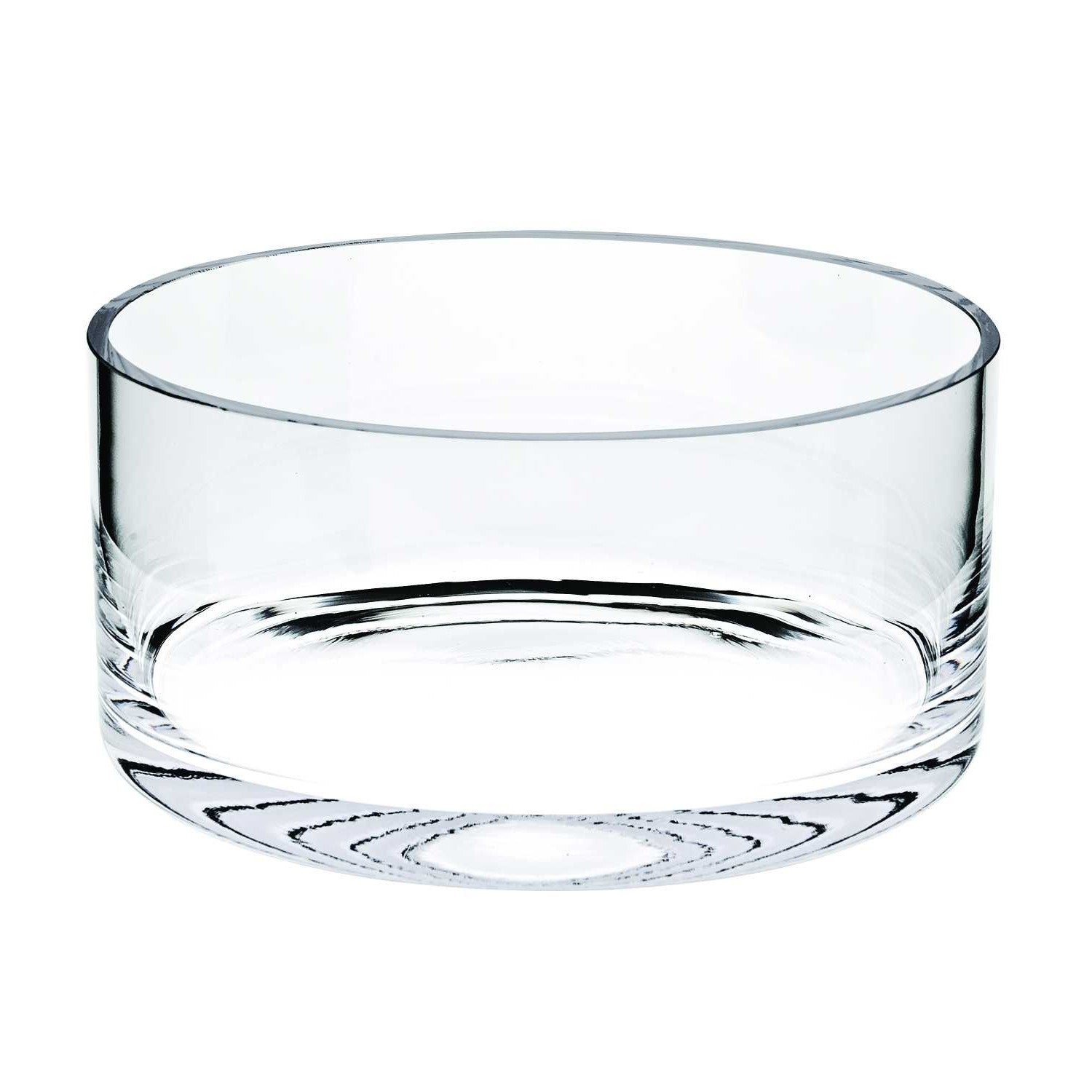 10" Mouth Blown Crystal European Made Crystal Bowl Homeroots Kitchen & Dining
