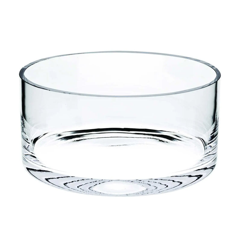 10" Mouth Blown Crystal European Made Crystal Bowl Homeroots Kitchen & Dining