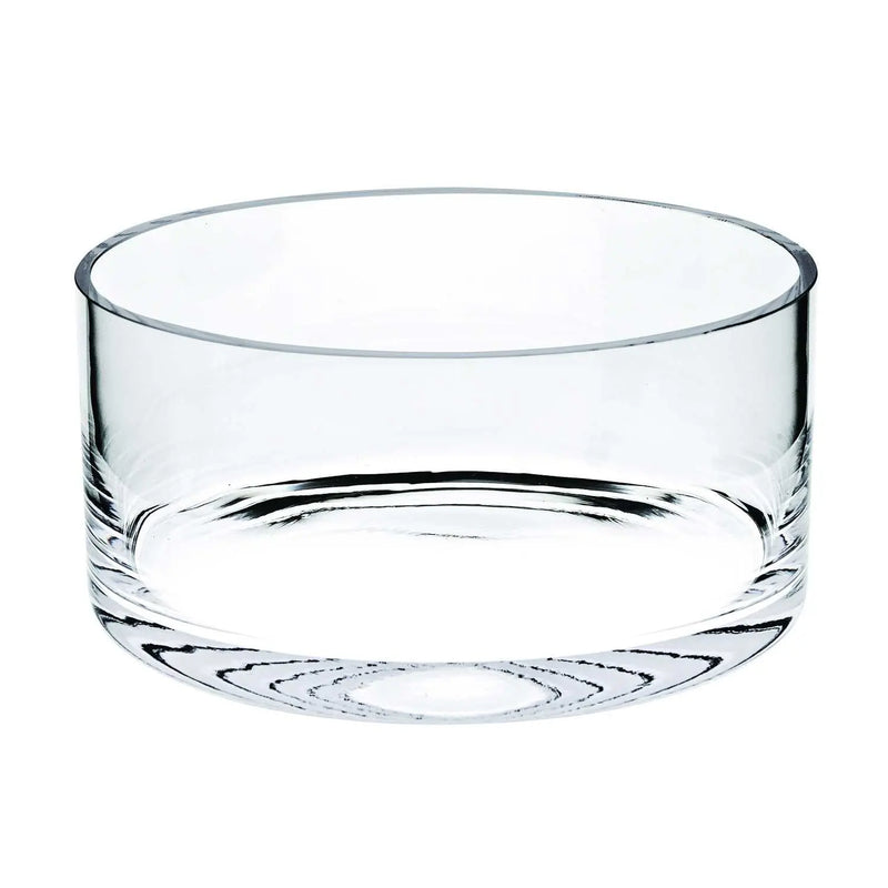 10" Mouth Blown Crystal European Made Crystal Bowl Homeroots Kitchen & Dining