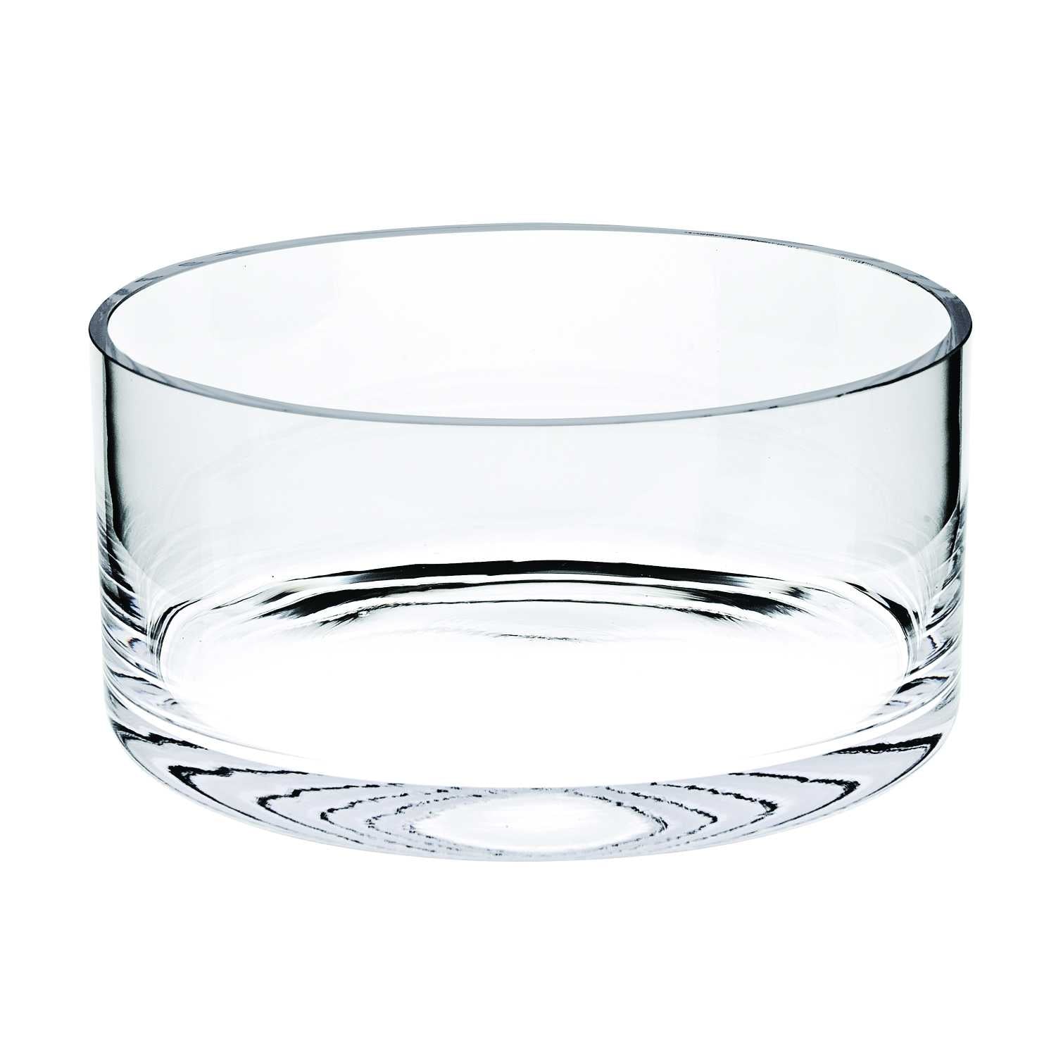 10" Mouth Blown Crystal European Made Crystal Bowl Homeroots Kitchen & Dining