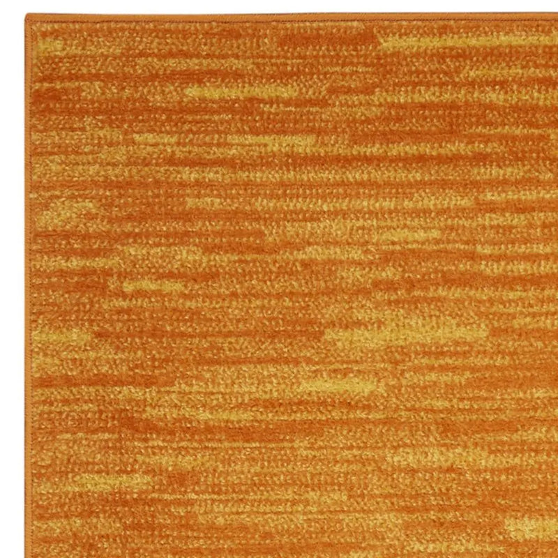 10' Orange Indoor Outdoor Runner Rug - GreatEagleInc