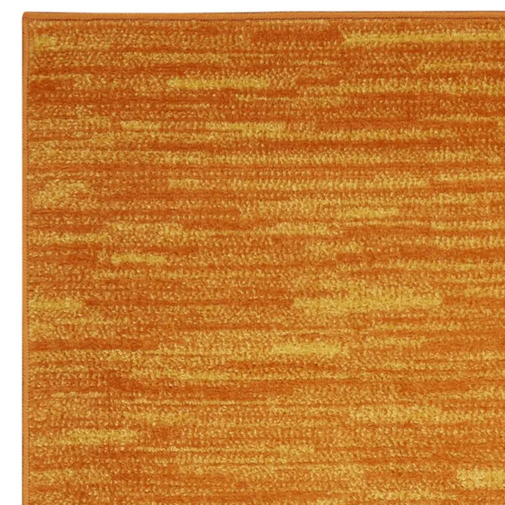 10' Orange Indoor Outdoor Runner Rug - GreatEagleInc
