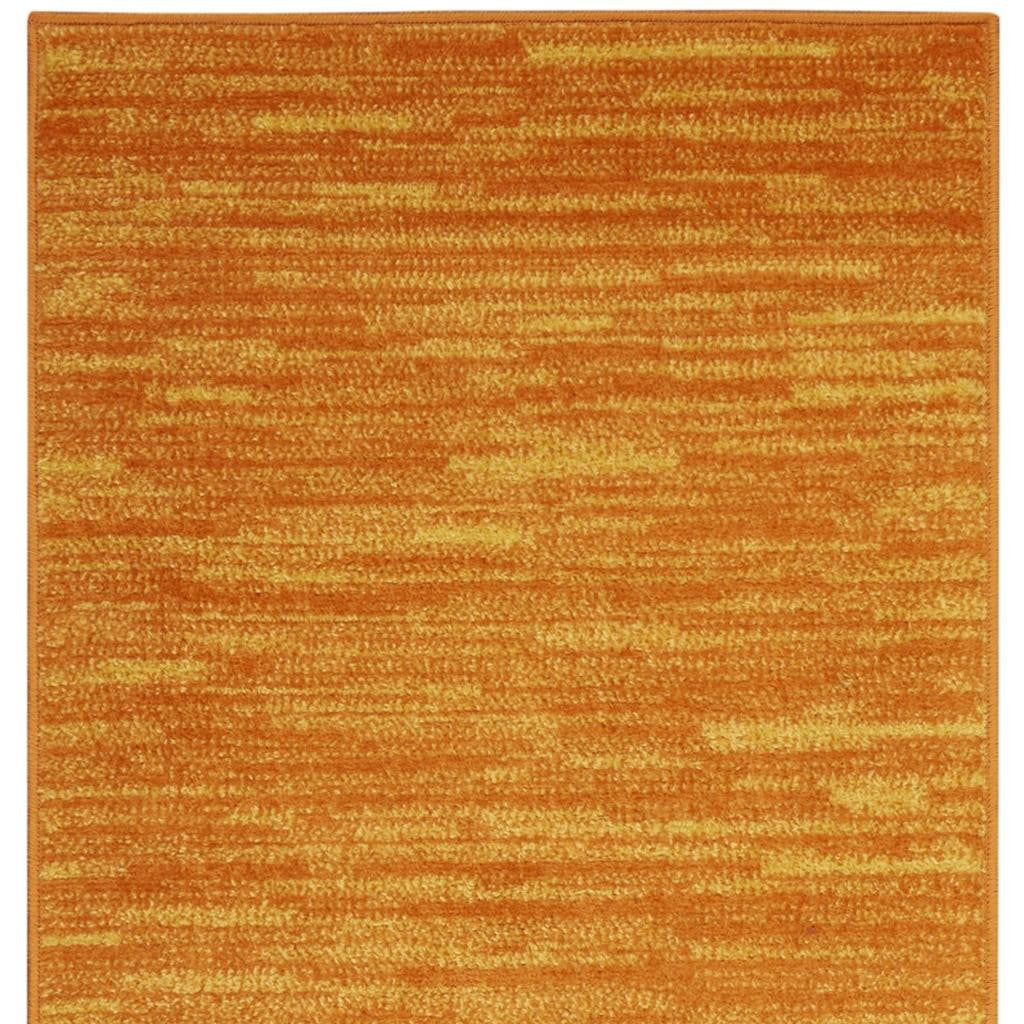 10' Orange Indoor Outdoor Runner Rug - GreatEagleInc
