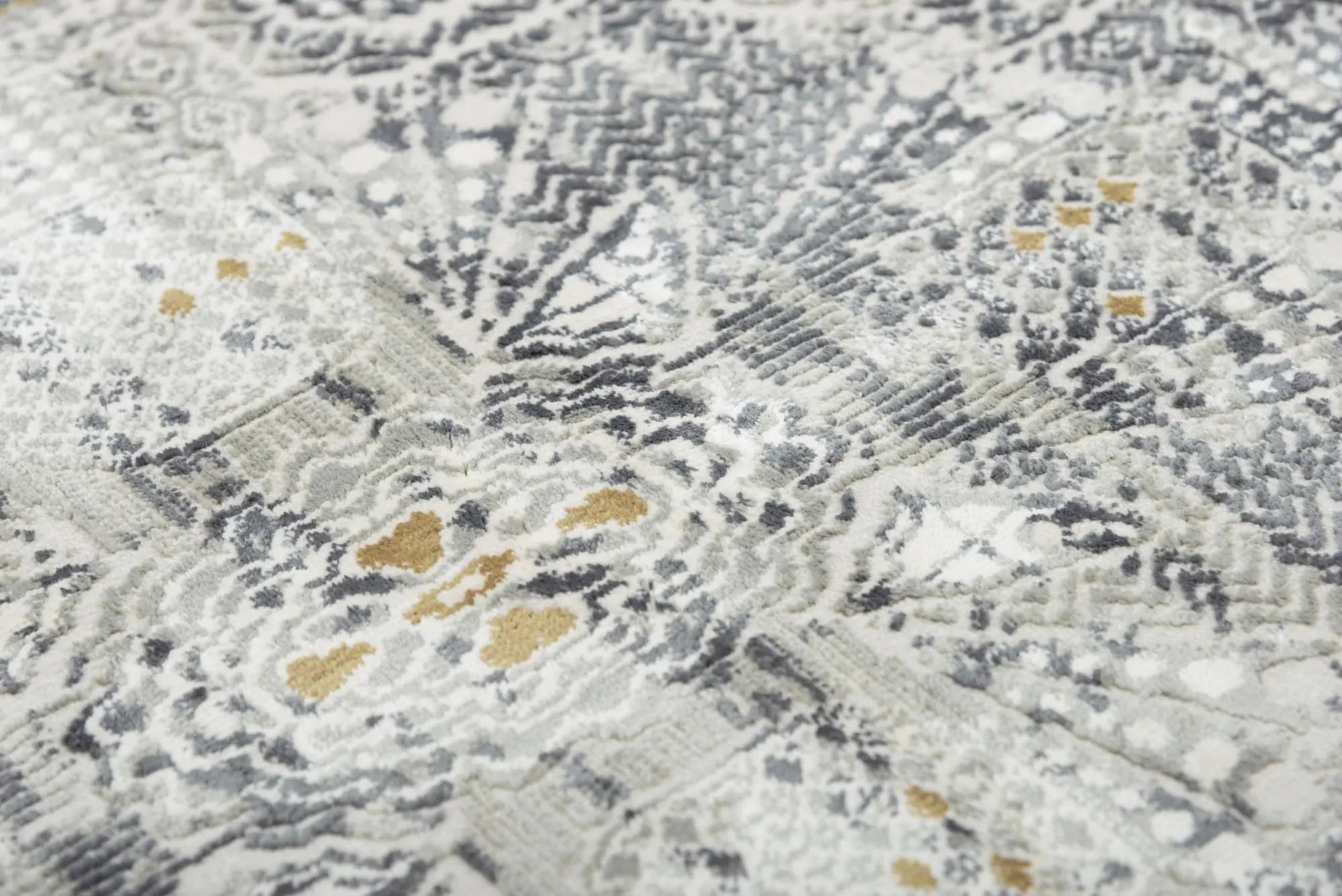10' Stone Beige And Ivory Abstract Area Rug Homeroots Home Decor