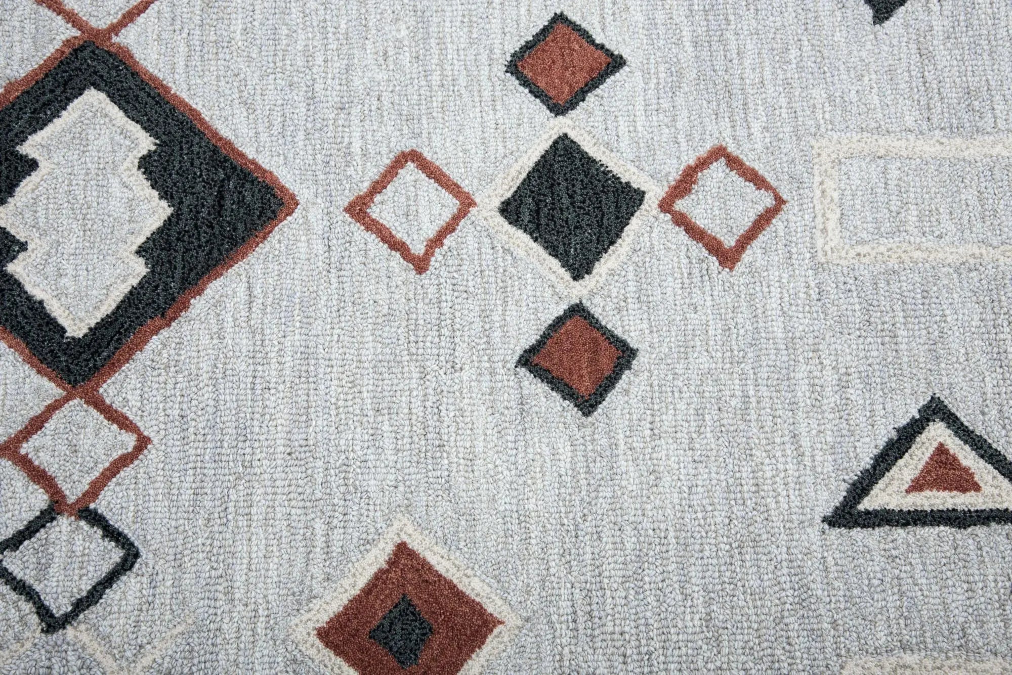 10' X 13' Beige And Natural Wool Southwestern Hand Tufted Area Rug Homeroots Home Decor