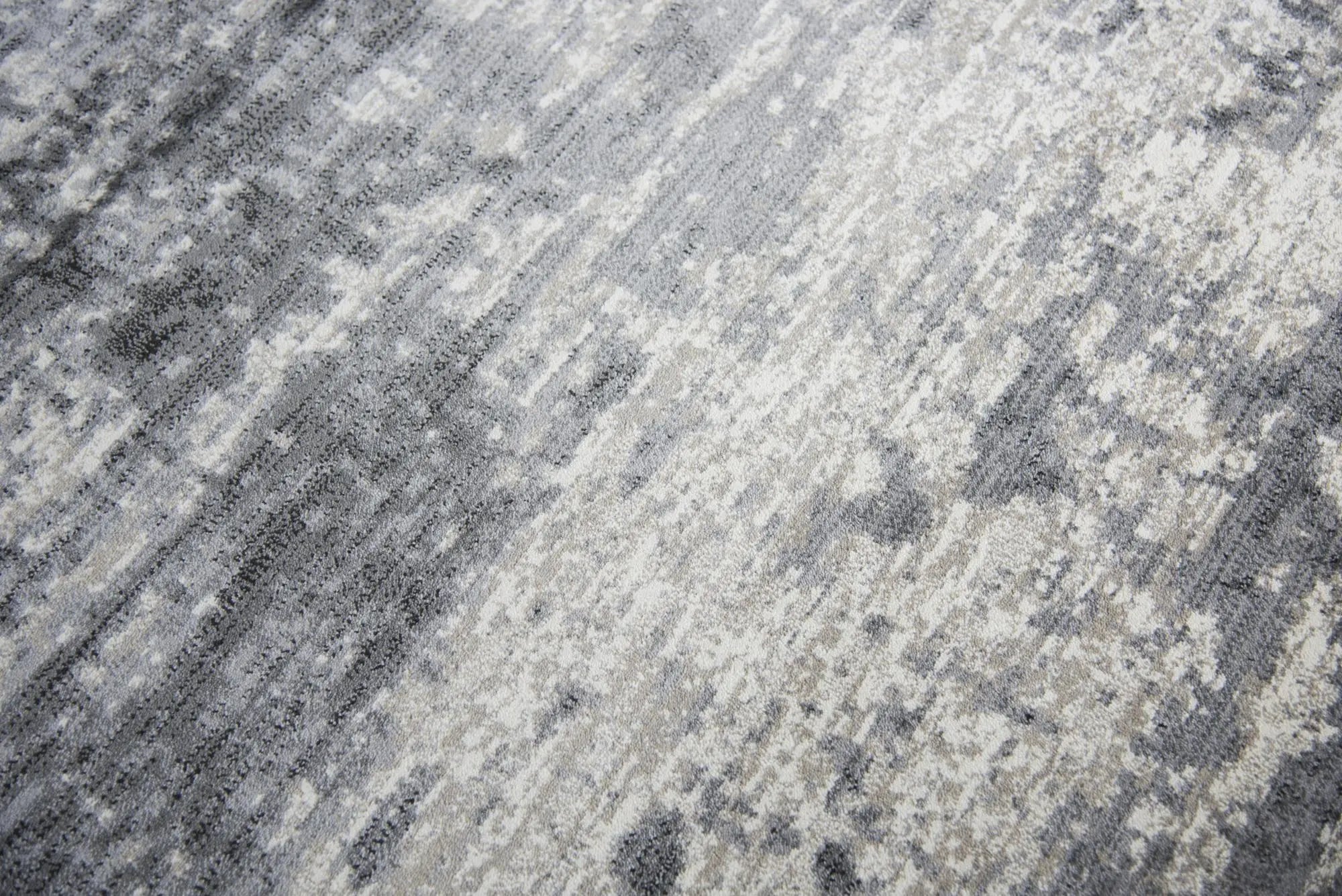 10' X 13' Beige Taupe Tan Gray And Dark Gray Abstract Area Rug Homeroots Home Decor