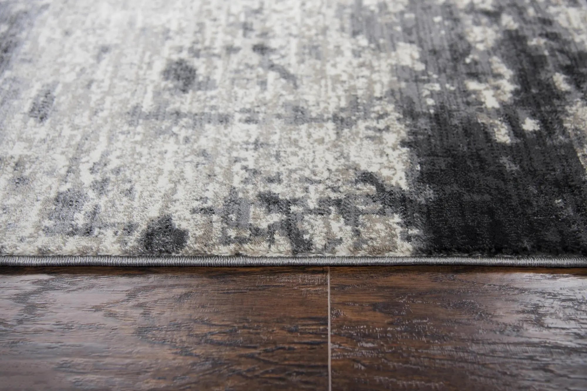 10' X 13' Beige Taupe Tan Gray And Dark Gray Abstract Area Rug Homeroots Home Decor