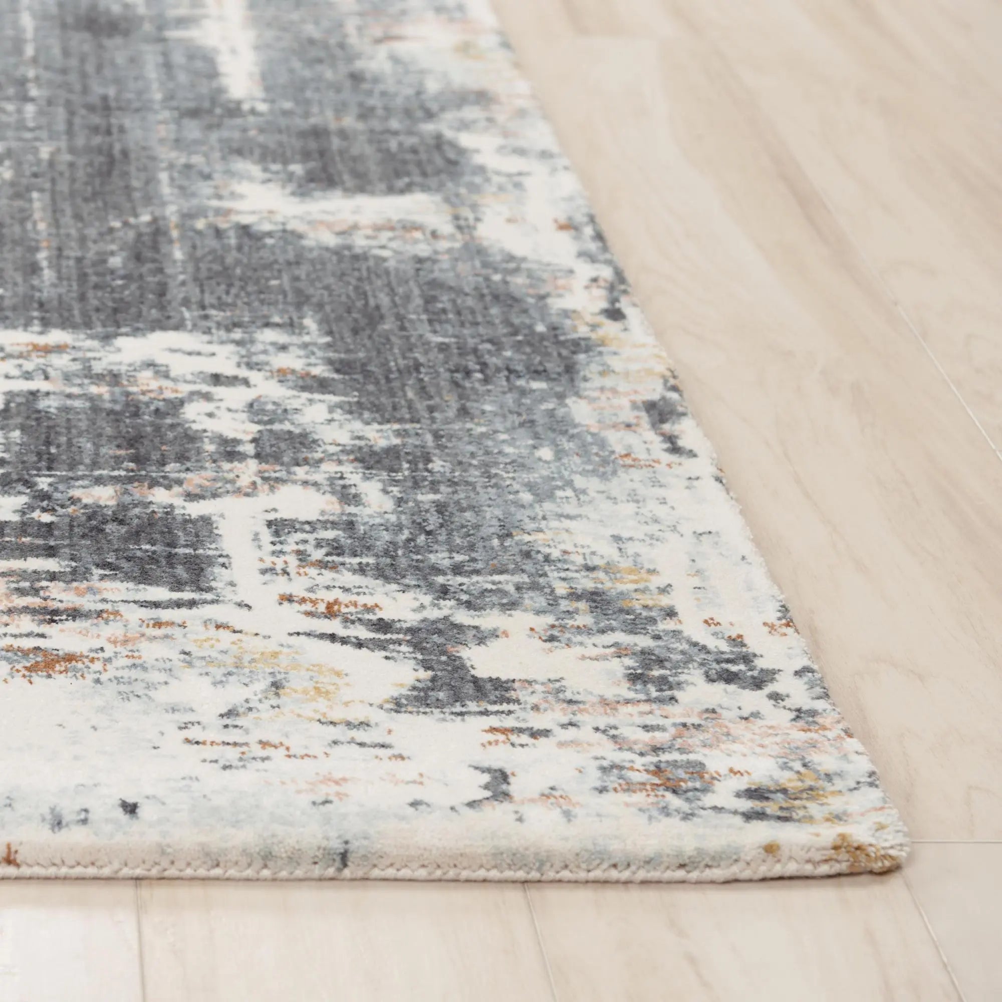 10' X 13' Blue And Gray Abstract Hand Carved Handmade Area Rug Homeroots Home Decor