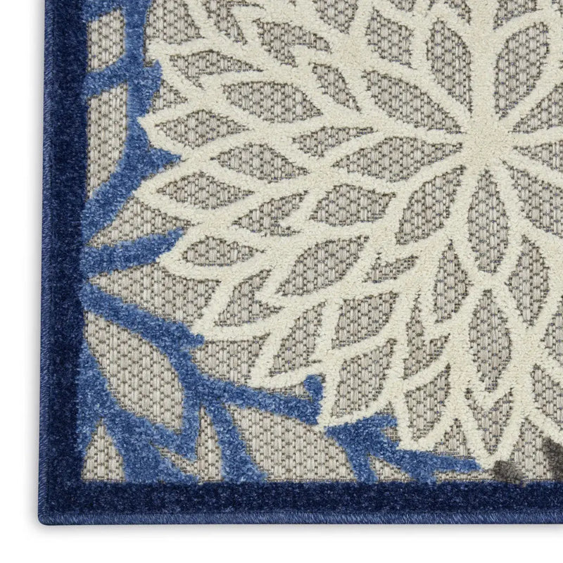 10' X 13' Blue Indoor Outdoor Area Rug - GreatEagleInc