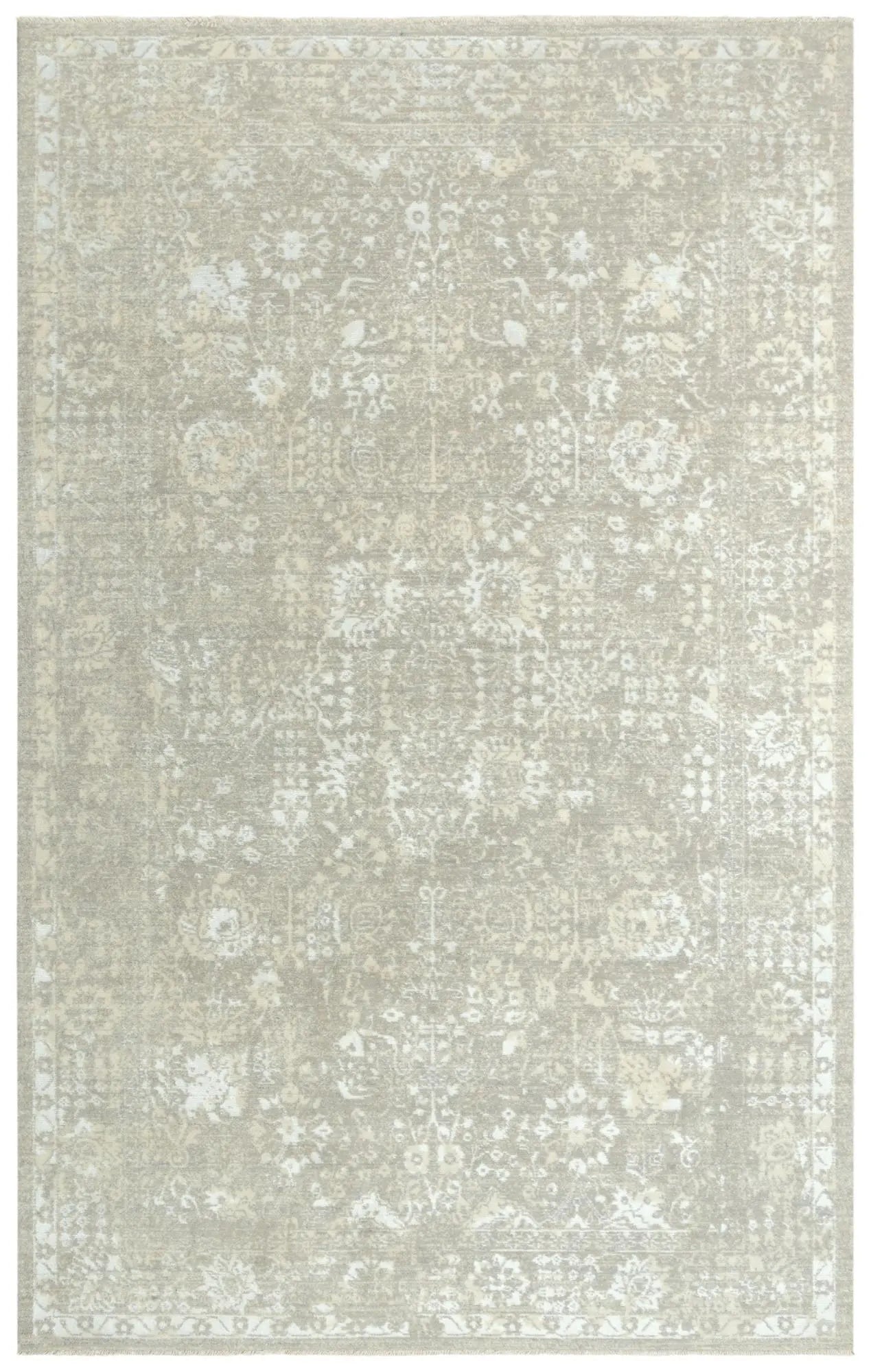 10' X 13' Gray And Beige New Zealand Lambs Wool Oriental Hand Carved Handmade Area Rug Homeroots Home Decor