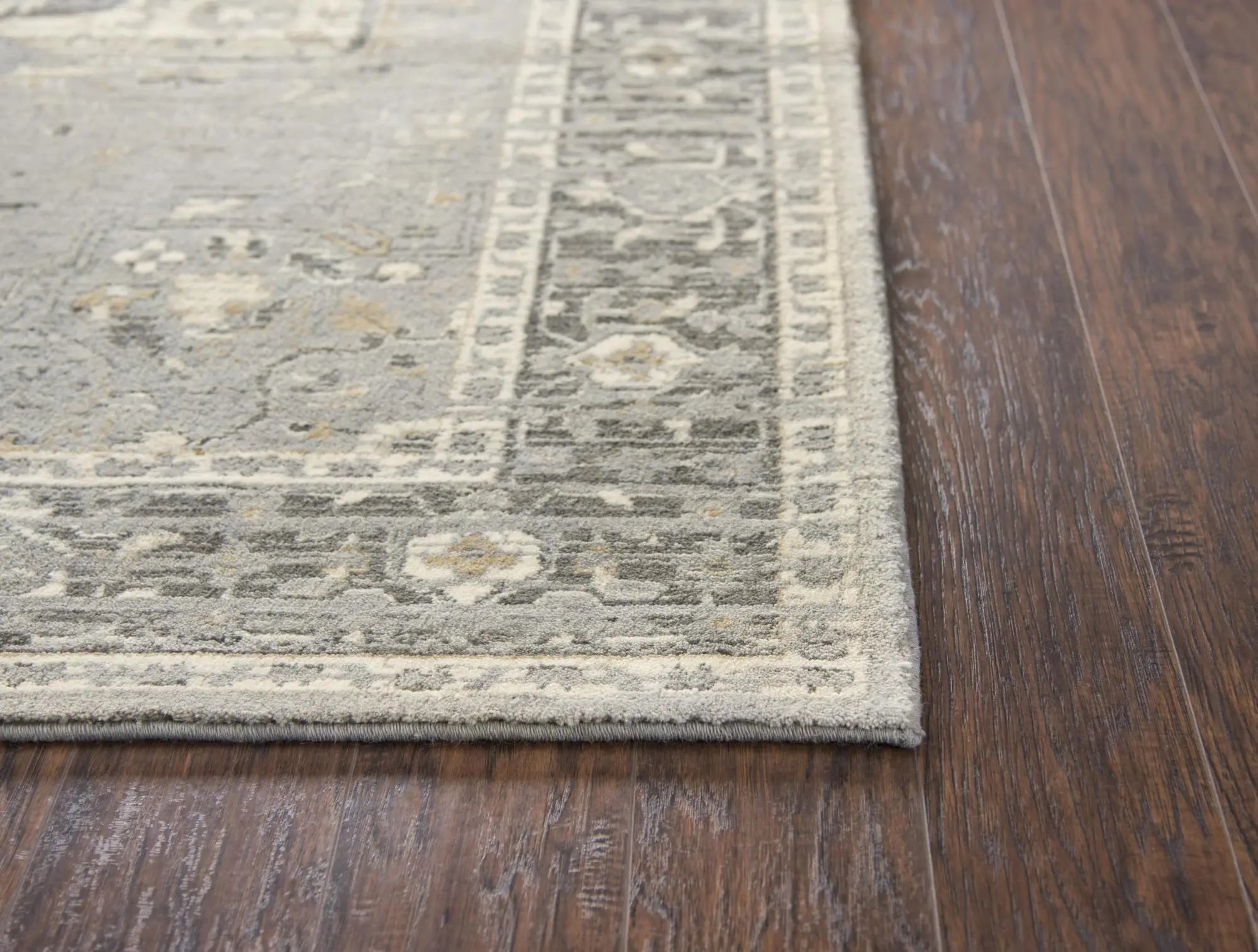 10' X 13' Gray Charcoal And Cream New Zealand Lambs Wool Oriental Hand Carved Handmade Area Rug Homeroots Home Decor