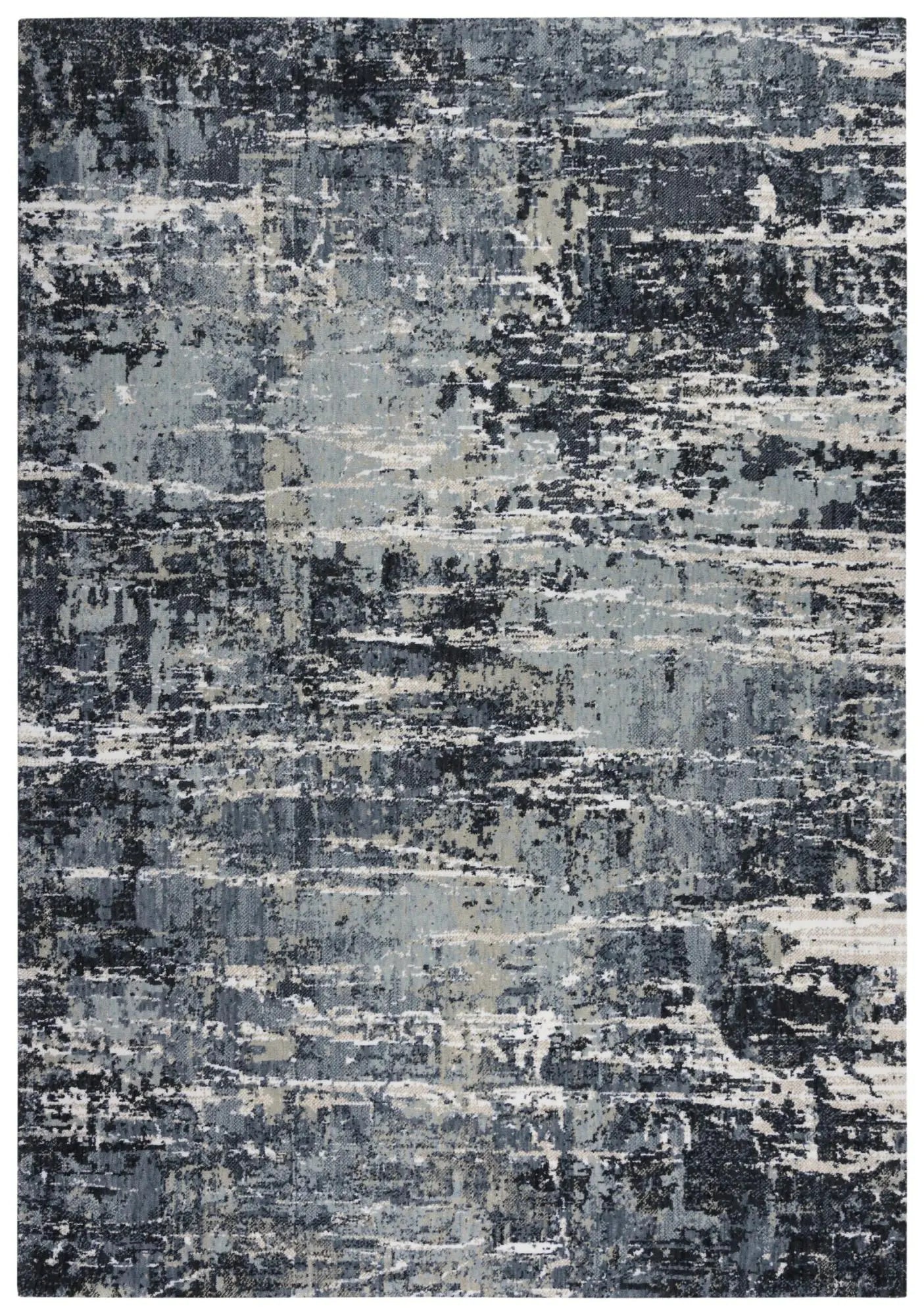 10' X 13' Gray Charcoal Beige And Ivory Abstract Hand Carved Handmade Area Rug Homeroots Home Decor