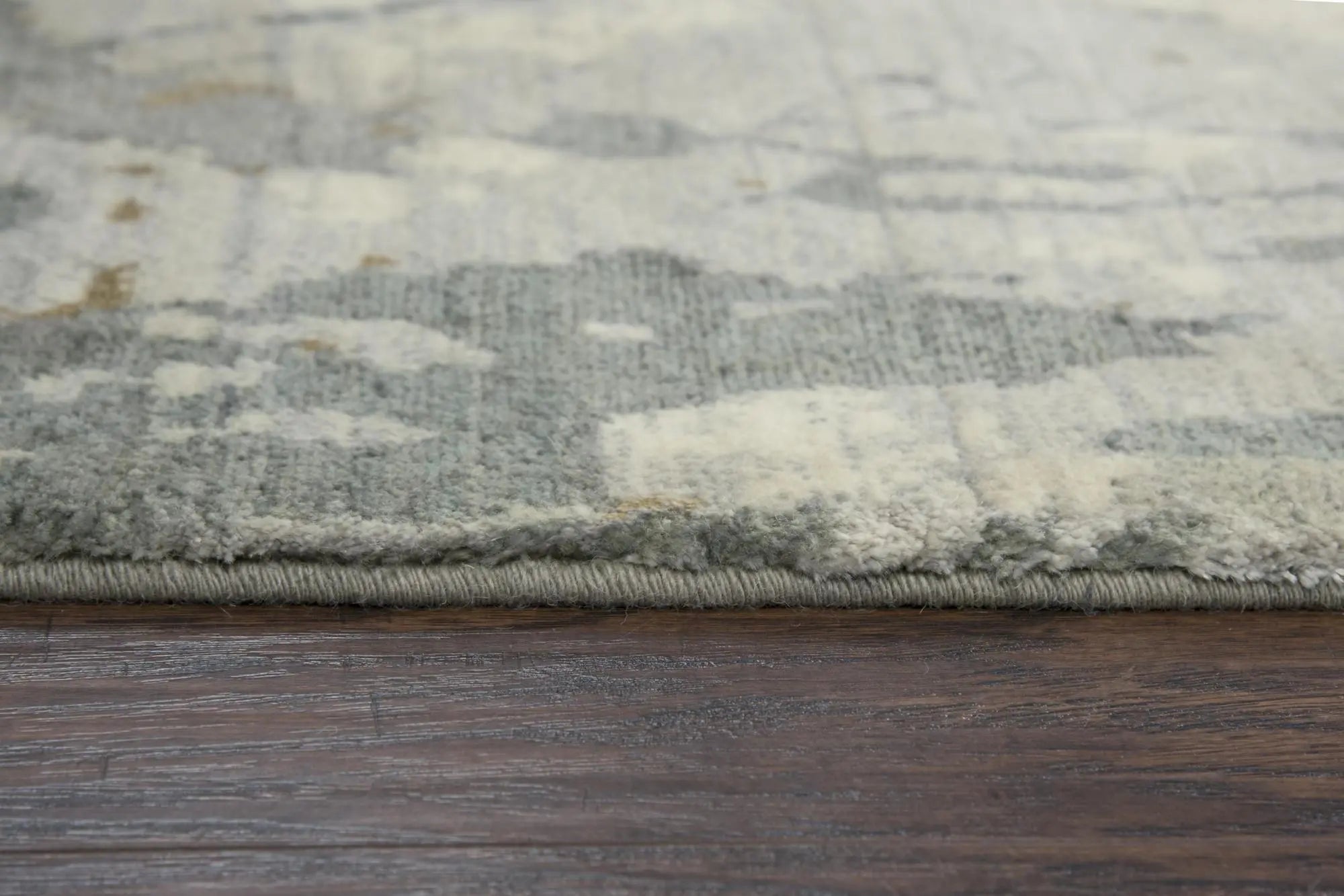 10' X 13' Gray Light Gray Beige And Ivory New Zealand Lambs Wool Abstract Hand Carved Handmade Area Rug Homeroots Home Decor