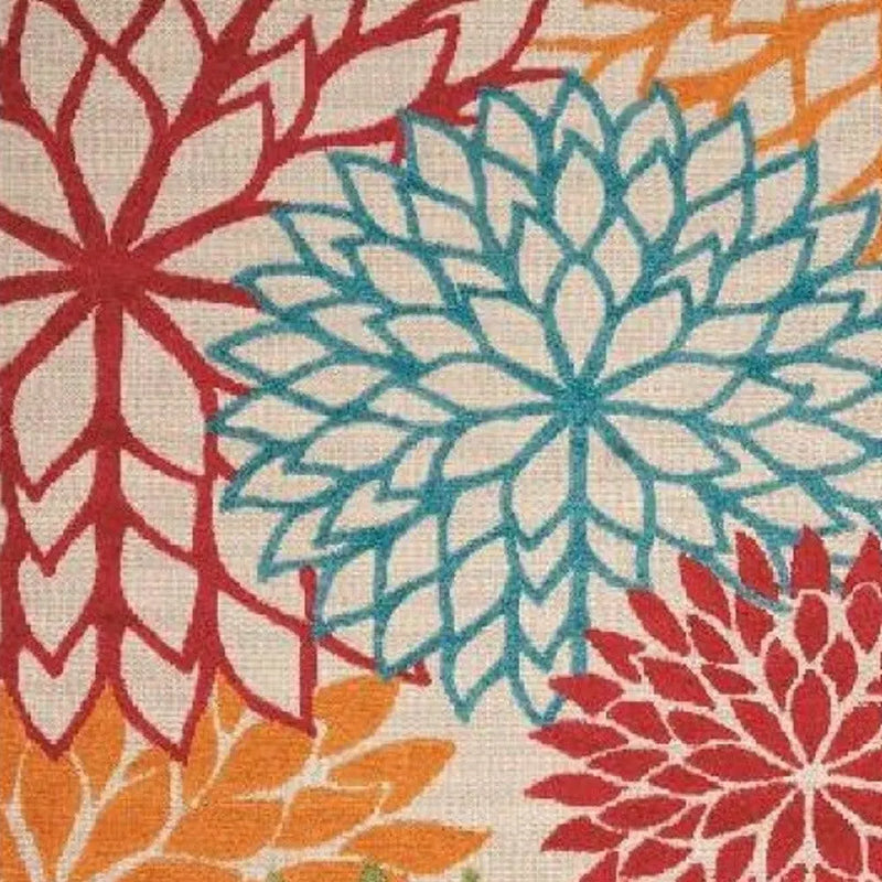 10' X 13' Green And Ivory Indoor Outdoor Area Rug - GreatEagleInc