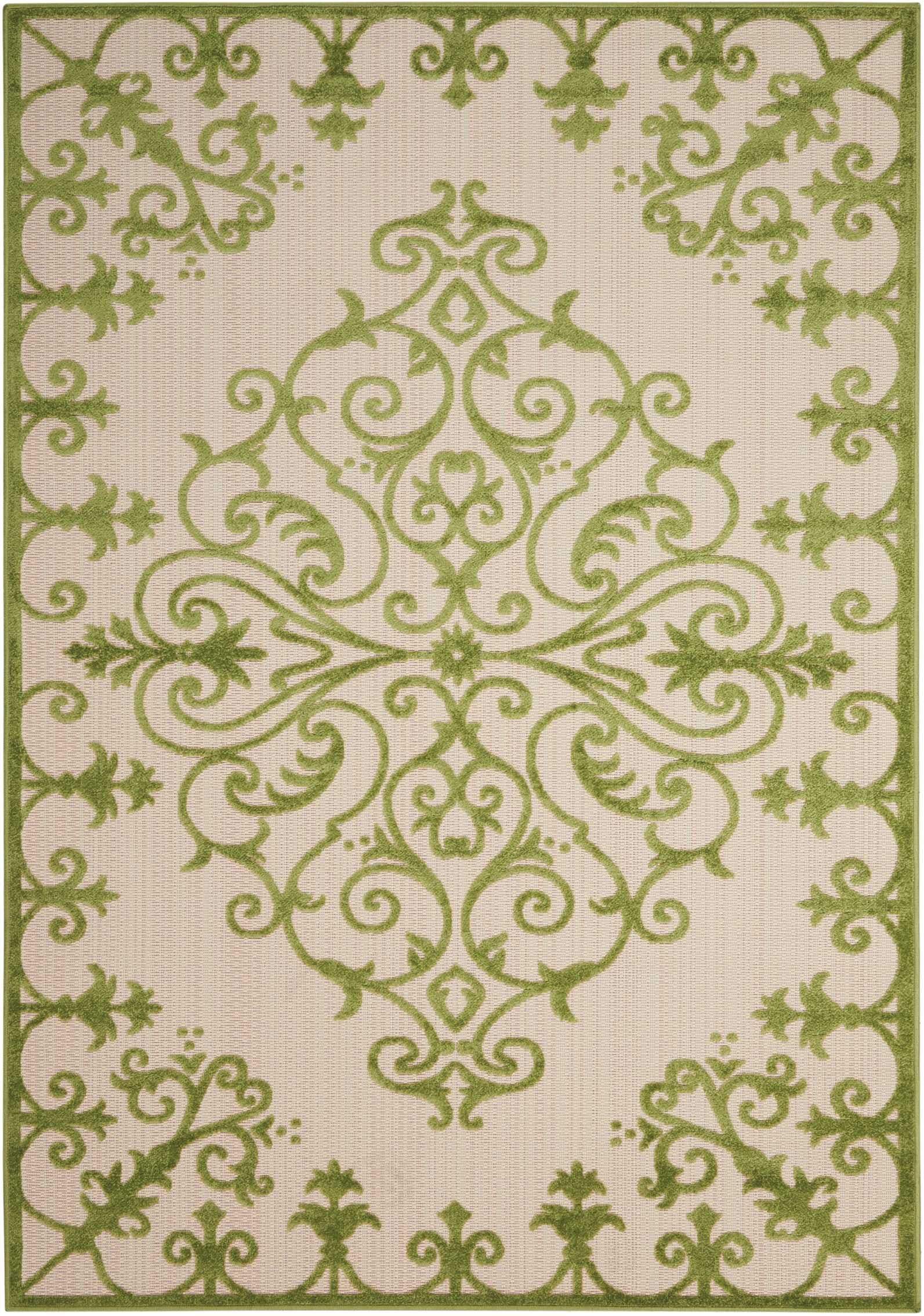10' X 13' Green Indoor Outdoor Area Rug - GreatEagleInc