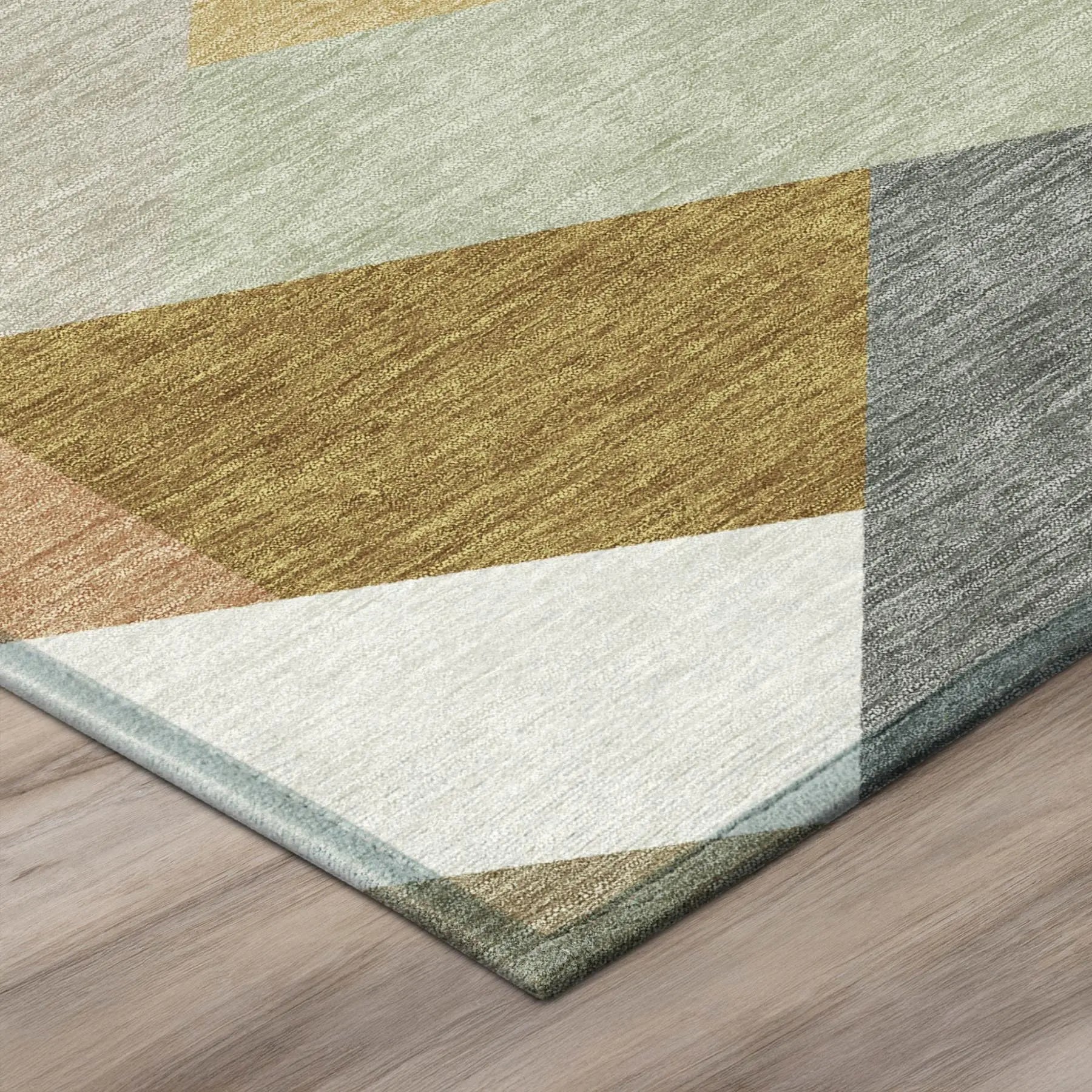 10' X 14' Beige And Brown Geometric Washable Indoor Outdoor Area Rug Homeroots Outdoor