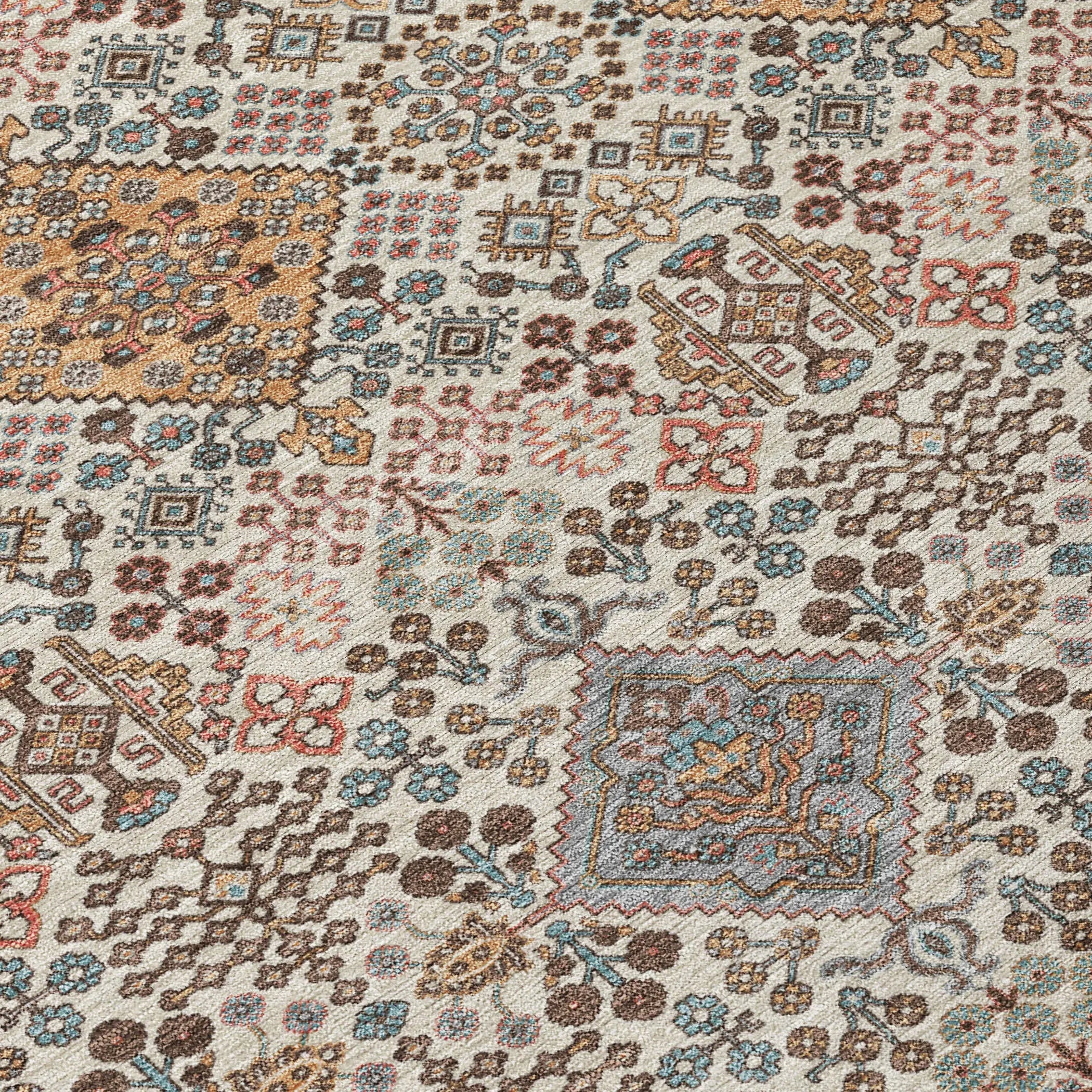 10' X 14' Beige And Copper Geometric Washable Indoor Outdoor Area Rug Homeroots Outdoor