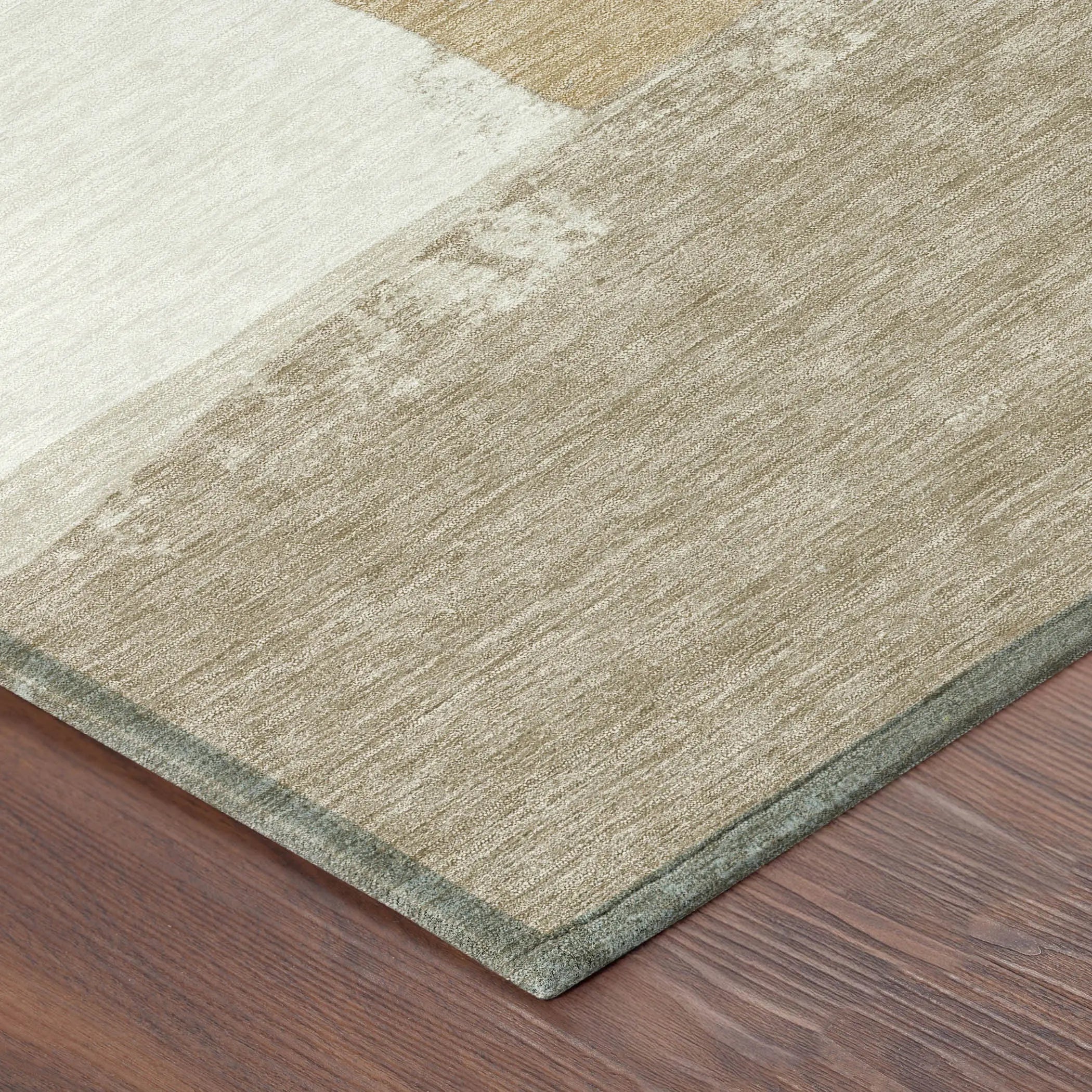 10' X 14' Beige And Ivory Geometric Washable Indoor Outdoor Area Rug Homeroots Outdoor