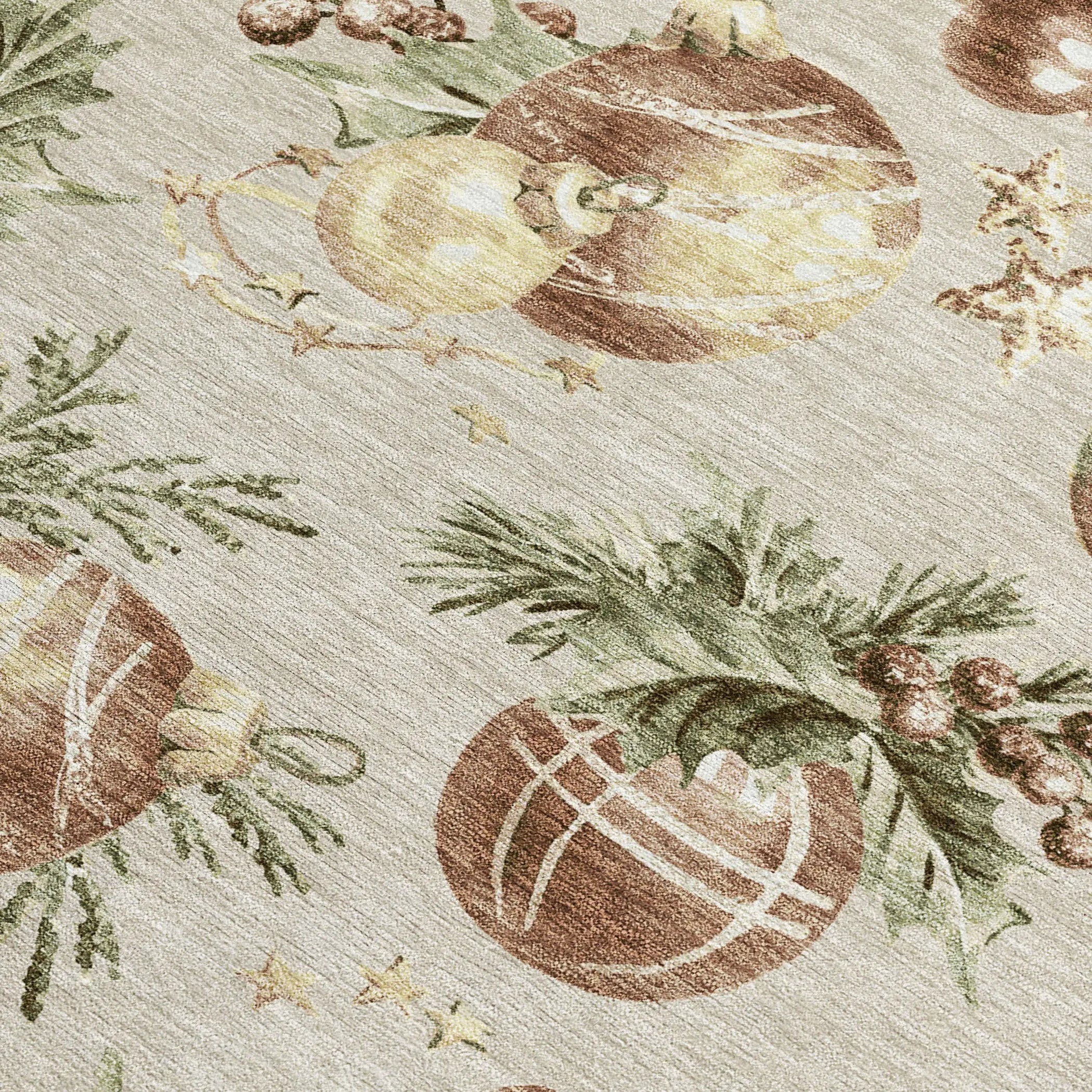 10' X 14' Beige Brown And Ivory Stars Washable Indoor Outdoor Area Rug Homeroots Outdoor