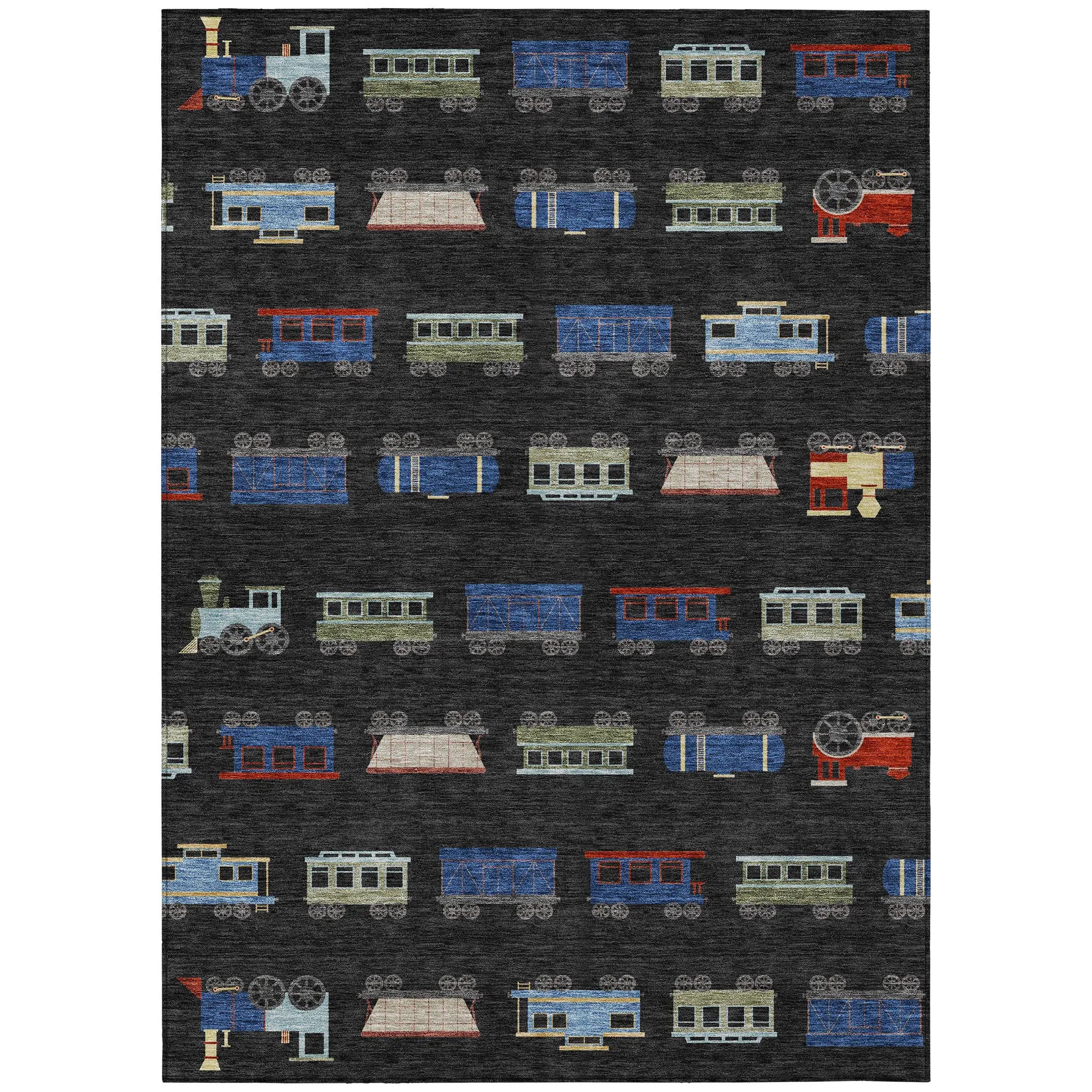 10' X 14' Black And Graphite Abstract Washable Indoor Outdoor Area Rug Homeroots Outdoor
