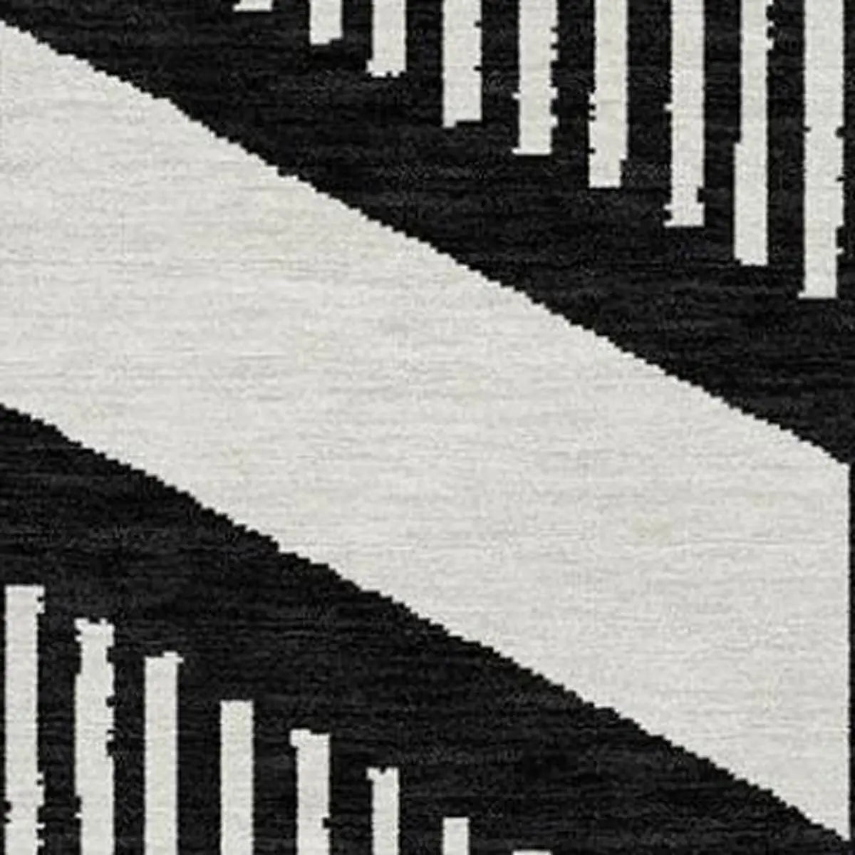 10' X 14' Black And Graphite Geometric Washable Indoor Outdoor Area Rug Homeroots Outdoor
