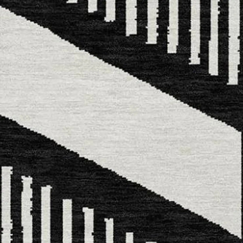 10' X 14' Black And Graphite Geometric Washable Indoor Outdoor Area Rug Homeroots Outdoor